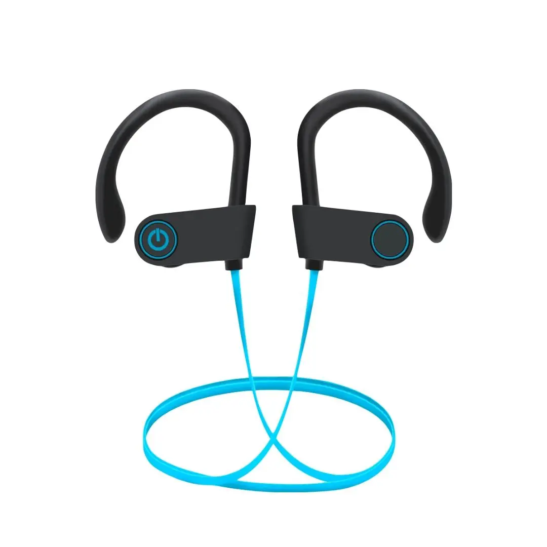 Écouteurs Bluetooth 5.0 Sport, Intra-Auriculaires sans Fil Type Tour de Cou, avec Microphone pour iOS Android