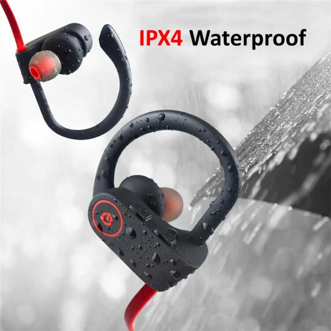 Écouteurs Bluetooth 5.0 Sport, Intra-Auriculaires sans Fil Type Tour de Cou, avec Microphone pour iOS Android – Image 5