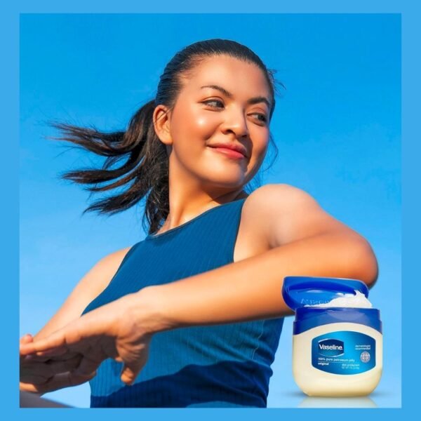 Vaseline Healing Jelly Original pour soulager la peau sèche et craquelée et l'eczéma 100 % gelée de pétrole pure, 368 g – Image 3