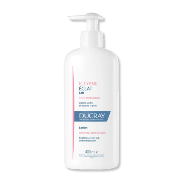 Ducray Ictyane Éclat Lait Hydratant Corps - Peau Douce et Éclatante , 400 ml