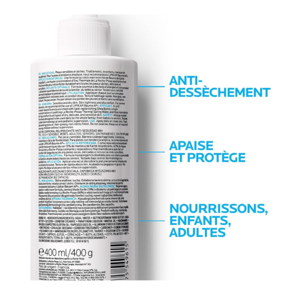 La Roche-Posay Lipikar Lait, 400 ml – Image 3