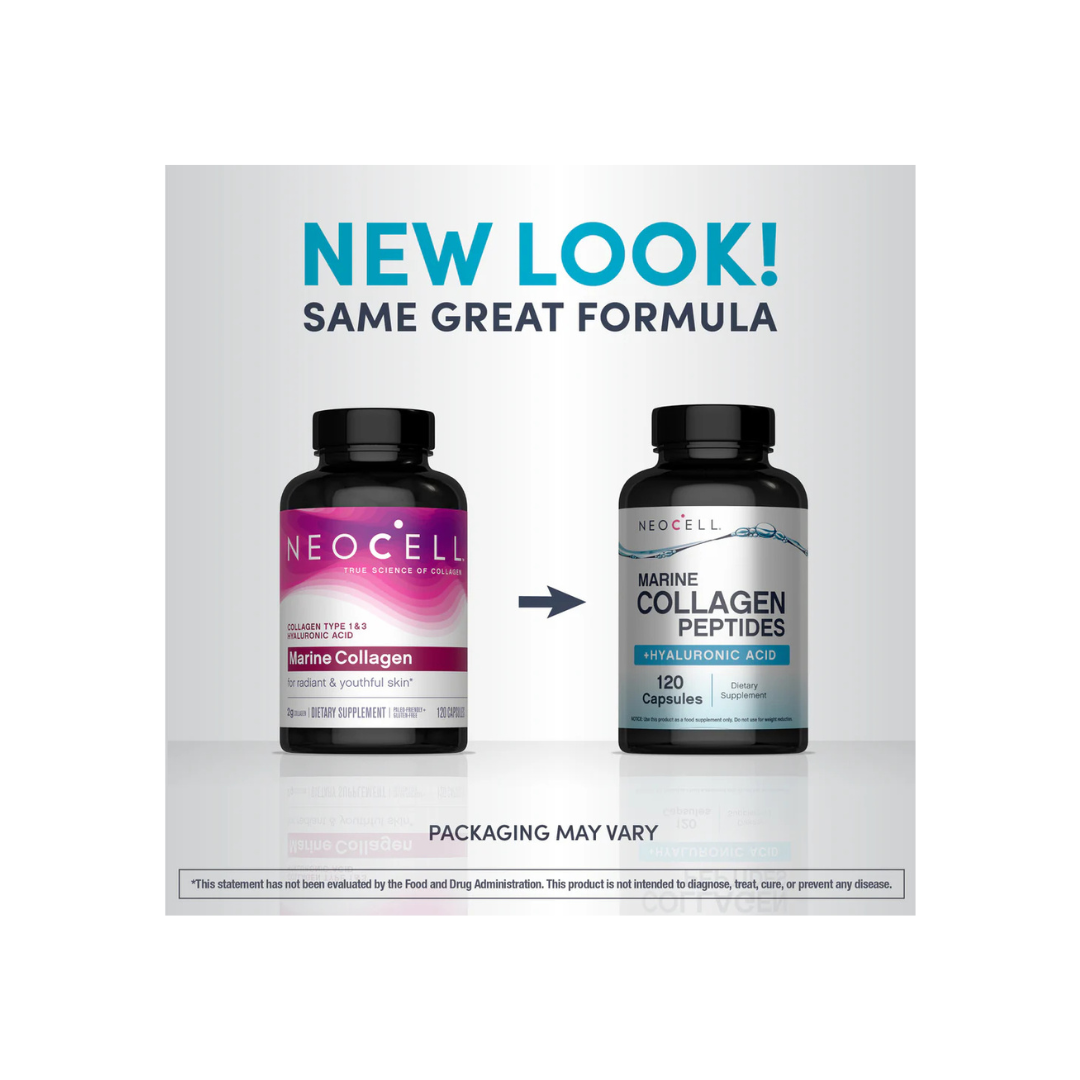 Marine Collagen Peptides + Hyaluronic Acid – 120 Gélules de Gélatine de Poisson – Image 4