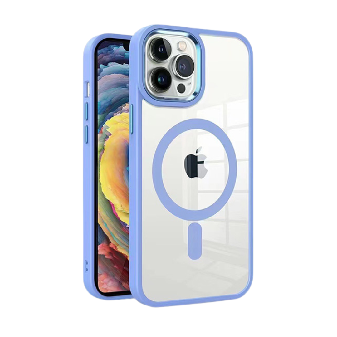 Coque Magnétique Transparente MagSafe pour iPhone 13 Pro Max , MT Series, Violet clair