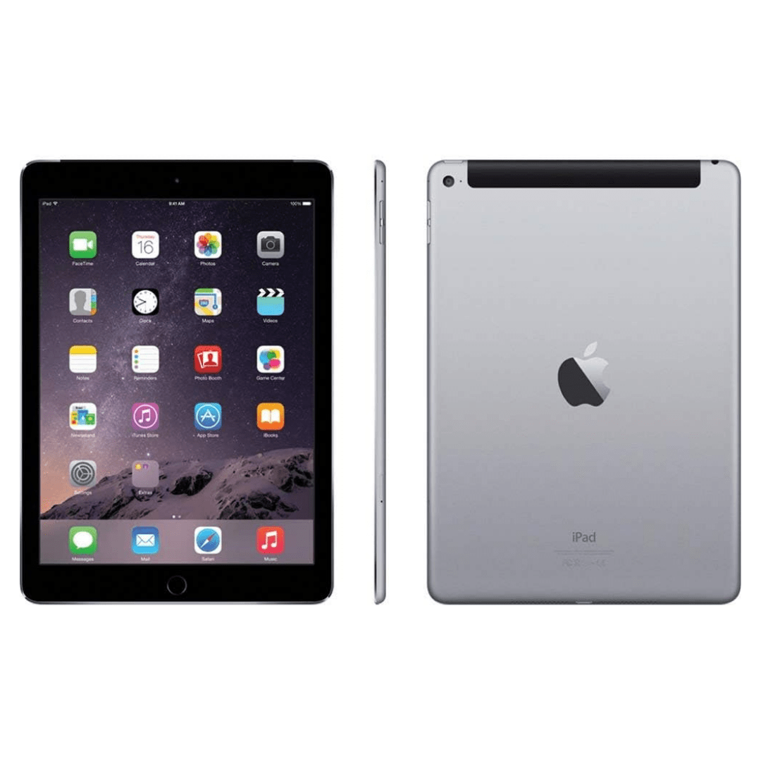 Apple iPad Air 2 9,7" A1567 , 64 Go Wi-Fi + Cellular 4G LTE , Écran Retina , Puce Apple A8X , Touch ID , Tablette Apple , iPadOS – Image 3